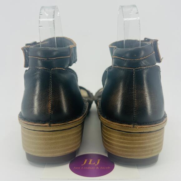 Naot Women's Begonia Mine Brown/Hash Suede Gladiator Sandals Size 40 EU/ 9 US - Picture 6 of 11